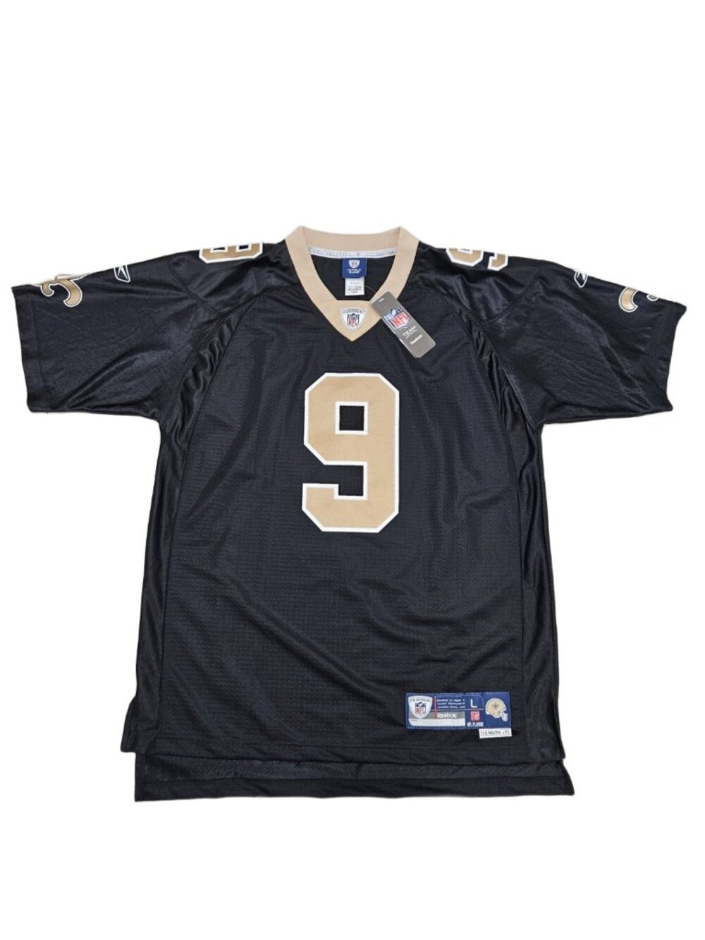 Drew Brees #9 Saints Reebok NFL On Field Jersey Large NWT